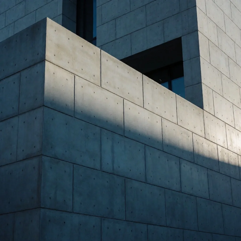 Sydney brutalist architecture at dawn